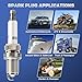 Iridium Platinum Spark Plugs 4 Pack Fits for 2011-2015 Chevrolet Cruze 1.4 & Chevy Sonic Trax, Buick Encore 2012 2013 2014 2015 2016 2017 2018 2019 2020 1.4L Replaces 91039, IFR7X7G, 41-121, 55585517