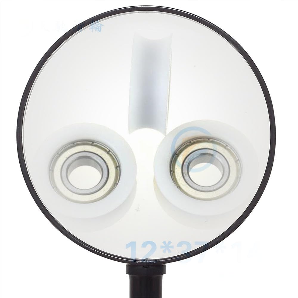 12mm Plastic Pulley Furniture Sliding Door Guide Pulley 12x37x14mm U Groove Pulley Bearing