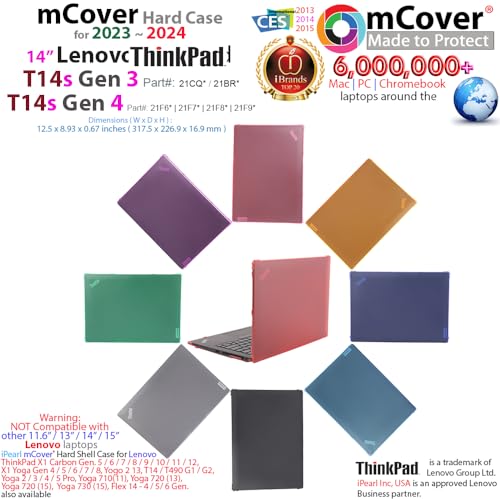 Funda protectora para Lenovo ThinkPad T14s Slim Gen 3 Gen 4 PC de 14" azul 2