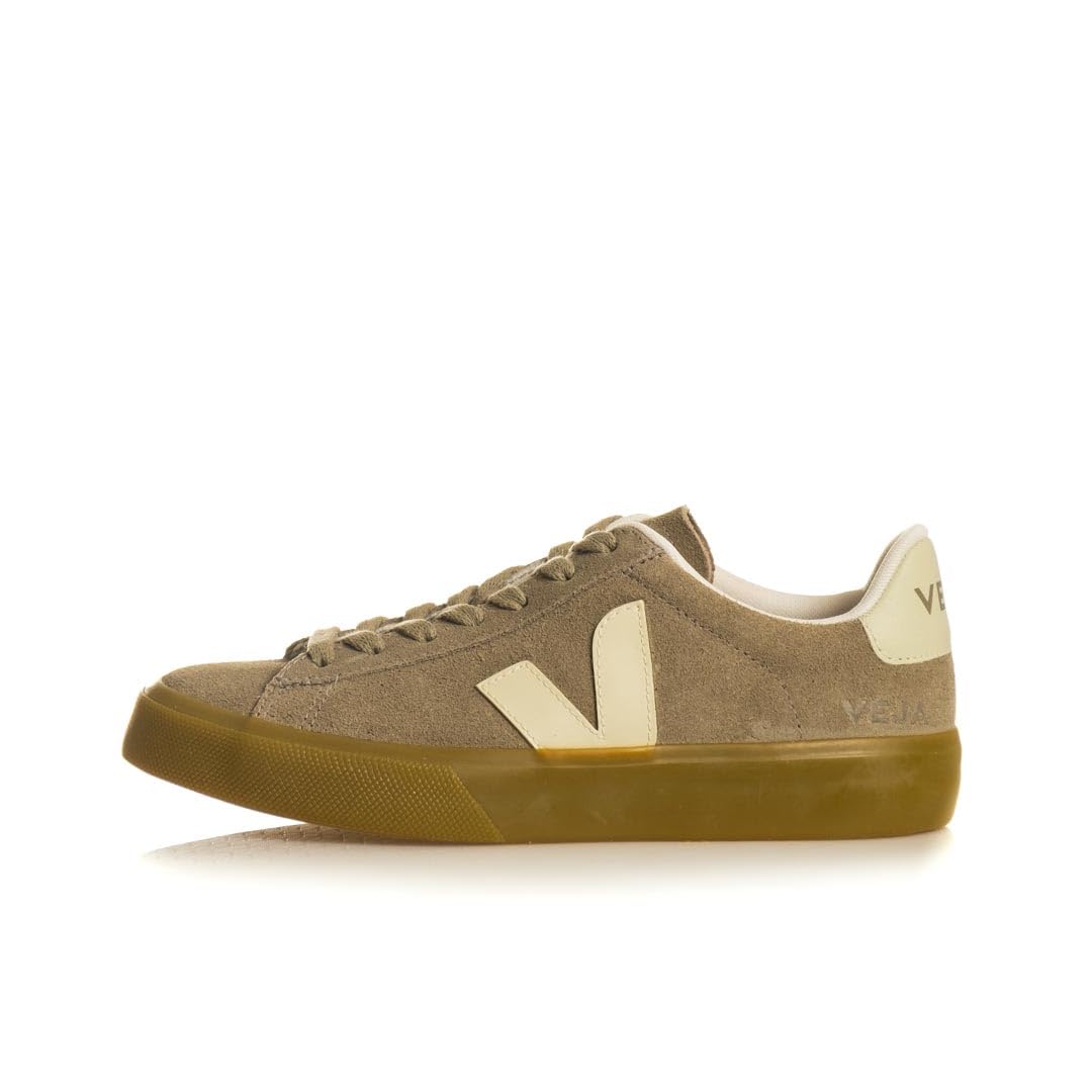 Veja Beige Calf Leather Bos Taurus Sneakers - EU41/US11