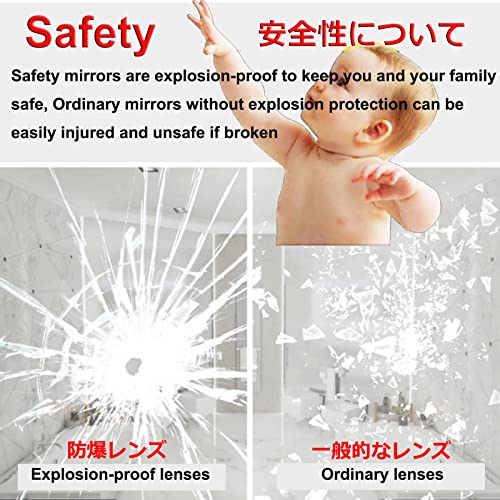 Miroir de salle de bain LED tactile bois éclairage variable IP44 - 6