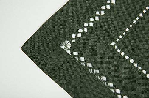 Xia Home Fashions Double Hemstitch Easy Care Tablecloth, 65 By 120-Inch, Pine #TOP4