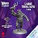 Wildspire Heroes, NPC Animal Companions & Troll King for DND Miniatures Bulk 28mm-32mm Unpainted Paintable Dungeons and Dragons Minis Pathfinder Figures for Fantasy Tabletop Roleplaying Games like D&D