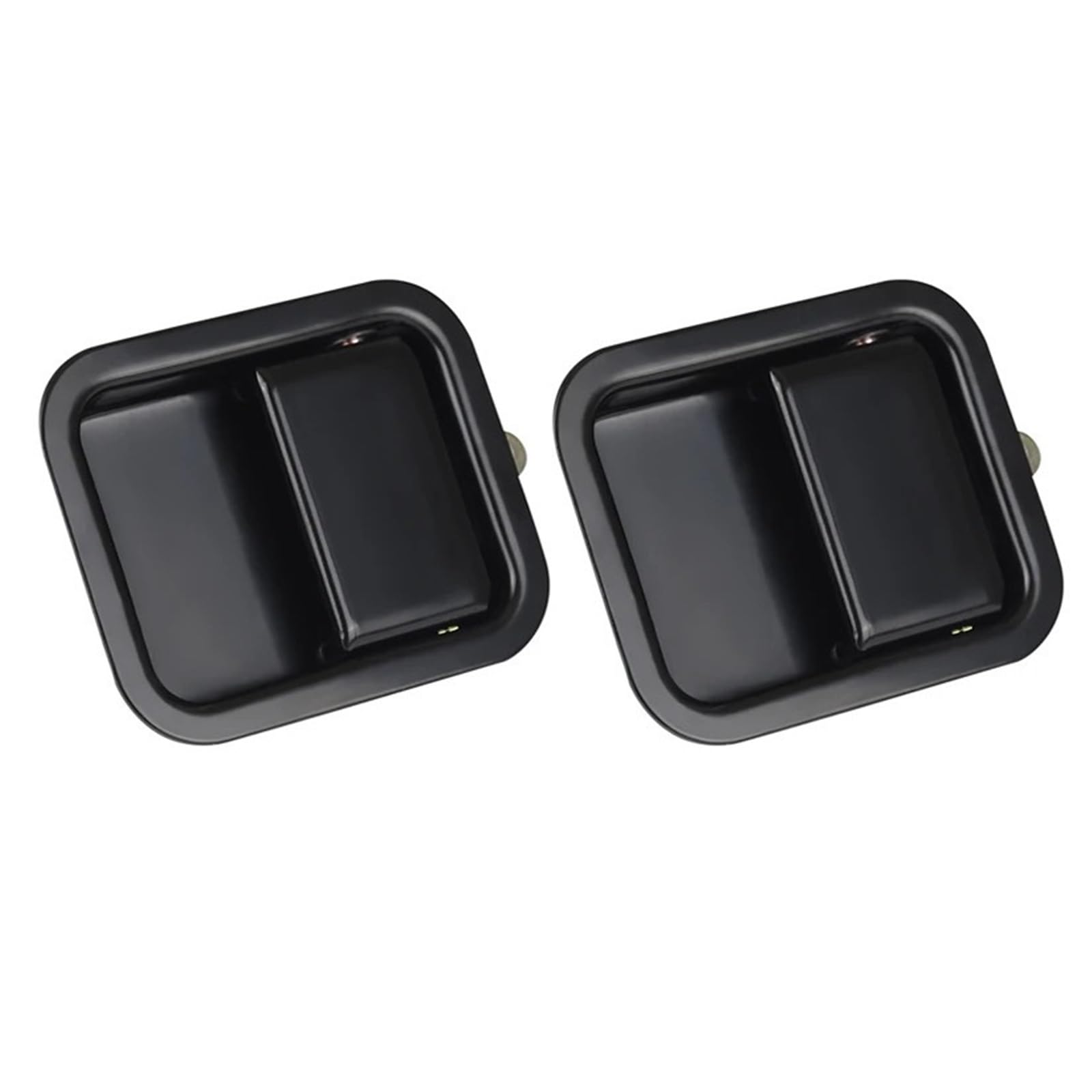 BQWYEDPL 4pcs Interior&Exterior Door Handles Fit for Jeep Fit for Wrangler YJ 1991-1995 TJ 1997-2006 55176383AE 55176476 Car Door Latch Handle