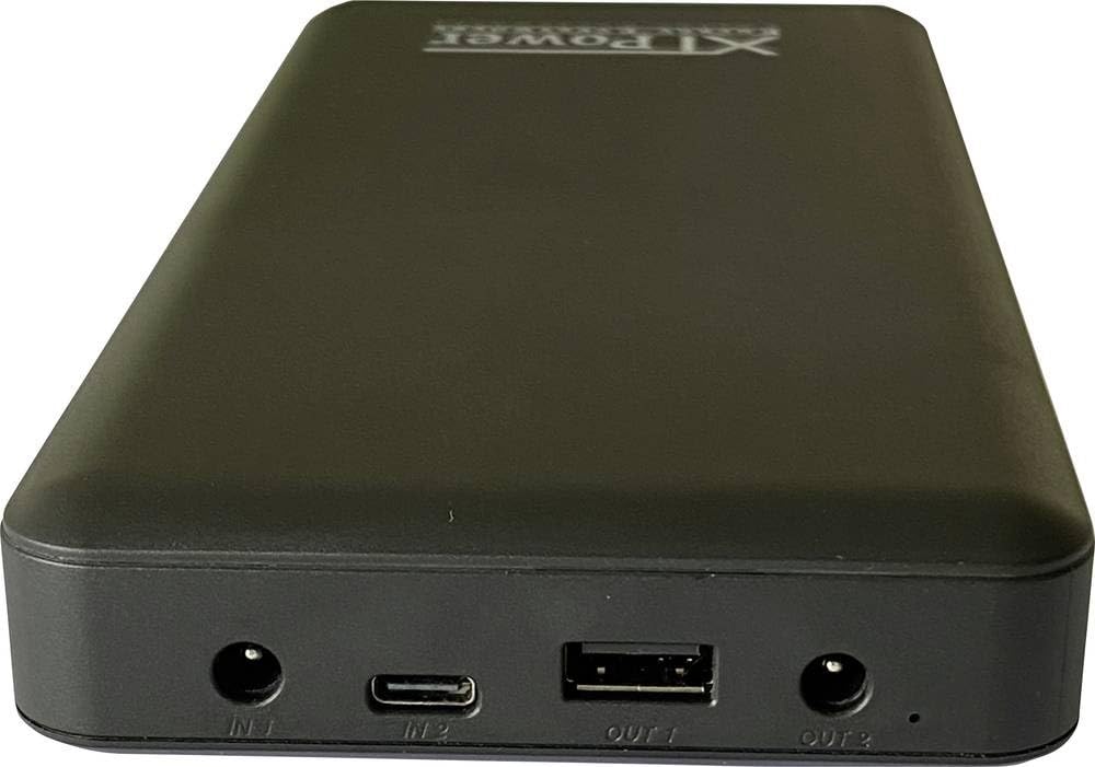 PowerBank XT-40000DC-PA 40000mAh wskaźnik LED – 80 W DC powerbank o dużej pojemności do laptopa, tabletu i smartfona z portem USB QC3/DC – szybkie ładowanie, jednoczesne ładowanie i