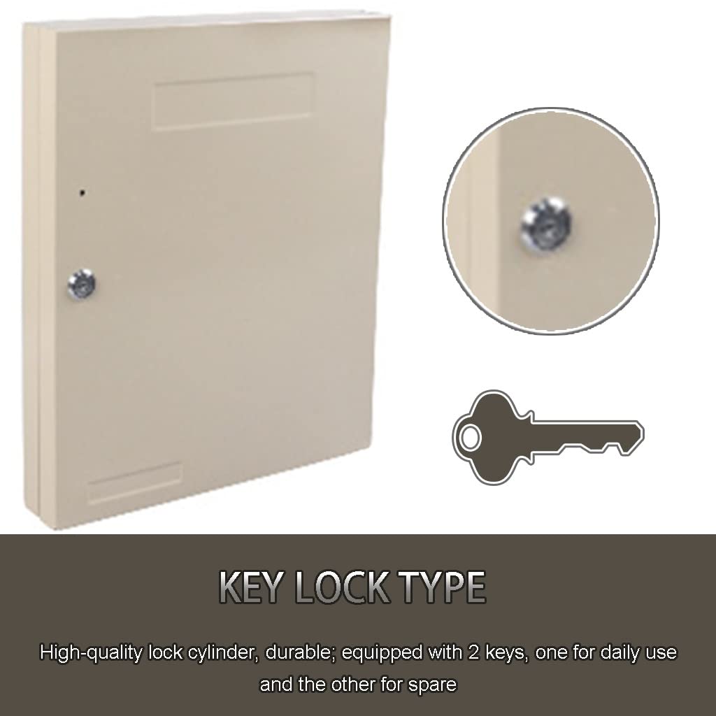 Llave de pared de 48 llaves, armario de llaves de acero laminado en frío, llave multicapaci Sto Solut, Schlüssel Schrank resistente al óxido para el hogar y la oficina