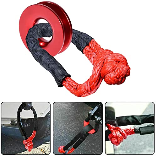 FizLig Winch Snatch Recovery Ring Synthetic Winch Rope Snatch Ring
