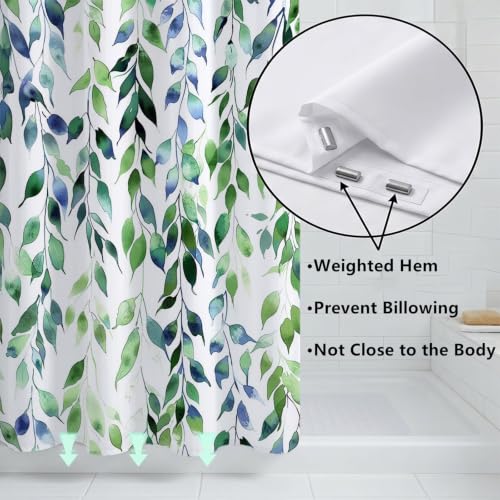 Rideau de douche imperméable et lavable en machine pour baignoire - 6
