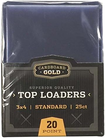 1x 25ct CBG CARDBOARD GOLD 3" x 4" PRO Toploaders KEEPS CARDS ULTRA PROTECTED