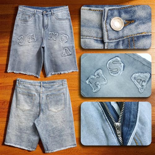 Bcnokfc Baggy Denim Skate Shorts
