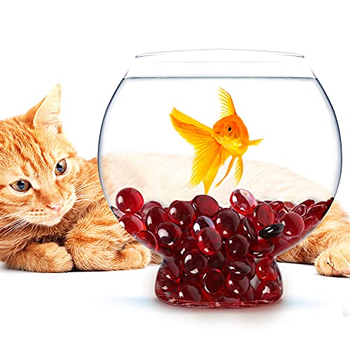 Futureplusx 100Pcs Green Flat Glass Marbles And 100Pcs Red Flat Glass Marbles #TOP7