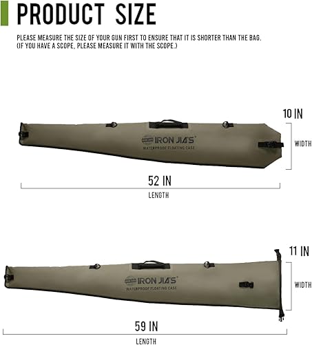 Miniatura 5 de IRON JIA'S Estuche largo impermeable para rifle de 51 "x 12" flotante táctico Scoped Gun Dry Bag ar15 Accesorios