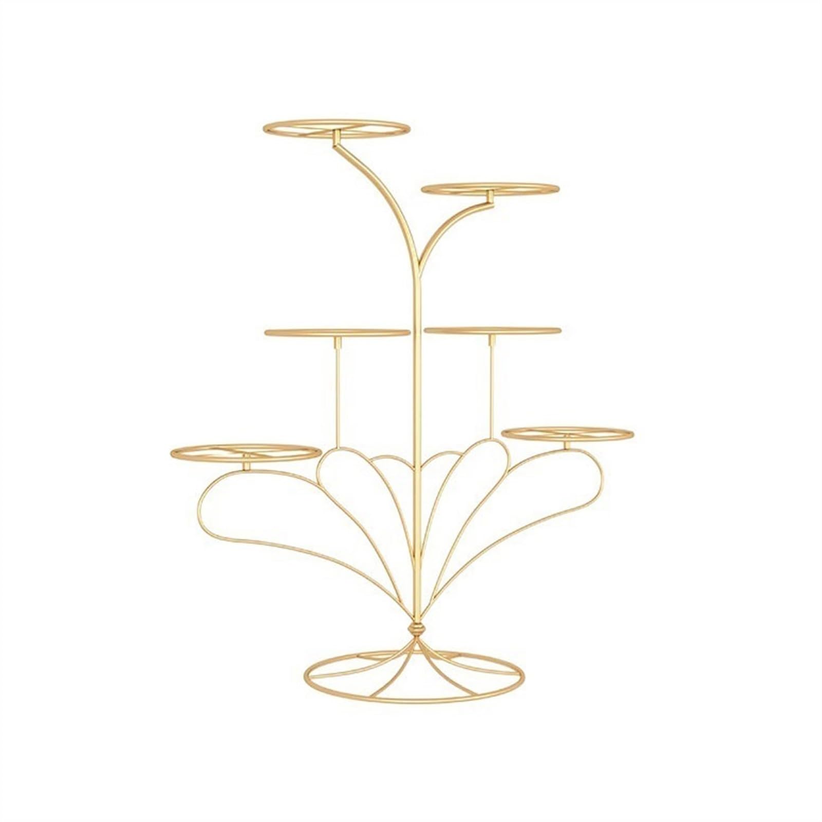 Bx9rE7tK3g Cake Stand Iron Dessert 6-story Large Capacity Cake Rack Display Wedding Decoration Cake Display Stand(Gold)