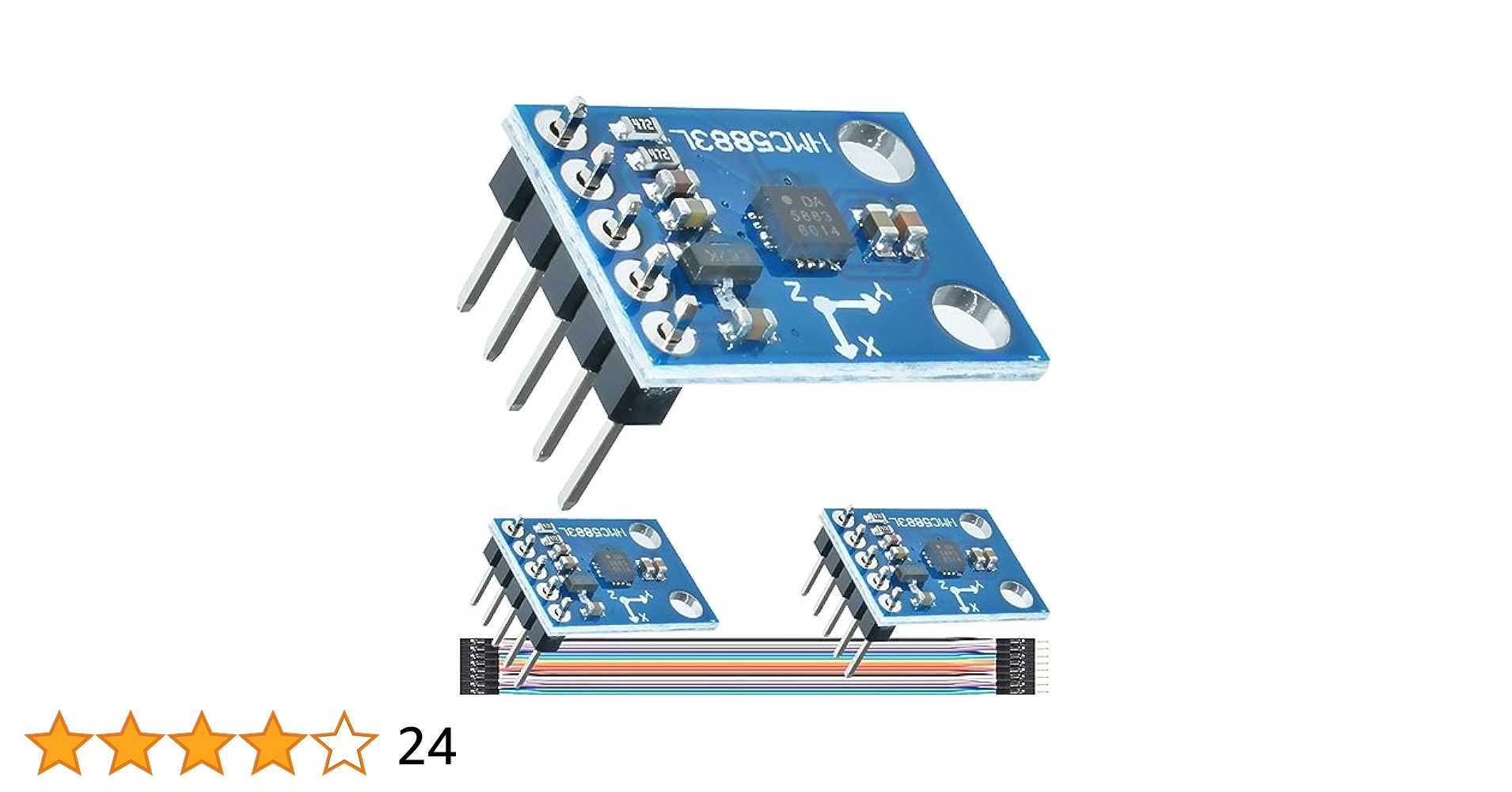 Amazon.co.jp: DAOKAI 3個磁力計センサ3軸磁気センサ GY-273