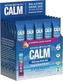 Natural Vitality Calm, Magnesium Citrate Supplement, Anti-Stress Drink Mix Powder - Gluten Free, Vegan, & Non-GMO, Raspberry Lemon, 0.12 oz, 30 Packets
