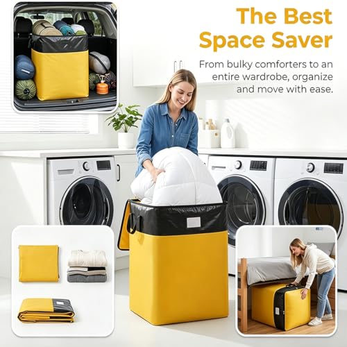 Sac de rangement solide pliables grands volumes et sac de déménagement imperméables - 6
