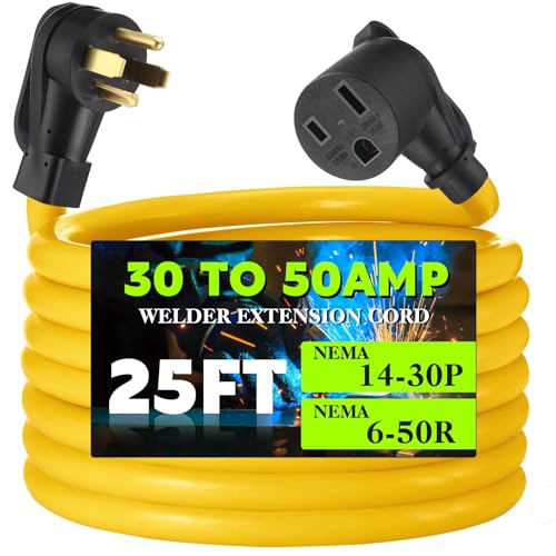Tellegloww NEMA 14-30P to 6-50R Adapter Cord