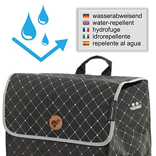 ANDERSEN Einkaufstrolley - Royal Shopper Tamo anthrazit 51 L Reflektor,Thermo, Aluminium, klappbar, leise Räder – Bild 3