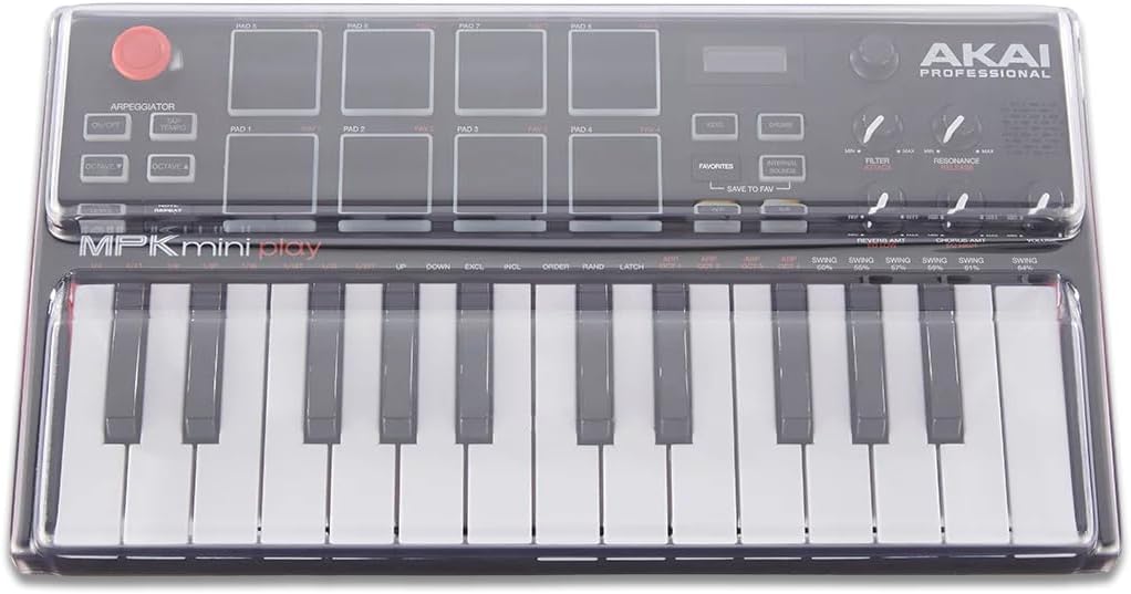 Decksaver Akai MPK Mini Play Keyboard Cover (DSLE-PC-MINIPLAY)