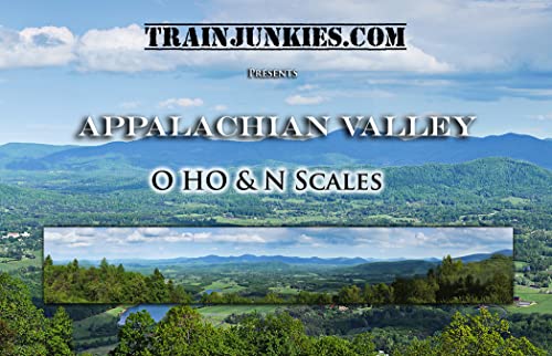 Appalachian Valley Model Railroad Backdrop (HO Scale)