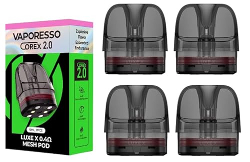 �y�A�b�v�O���[�h�Łz Vaporesso Luxe X2/Luxe X�V���[�Y �����p�J�[�g���b�W 5ml (4��/2��) (�x�C�v�o���h�Z�b�g) (0.4��)