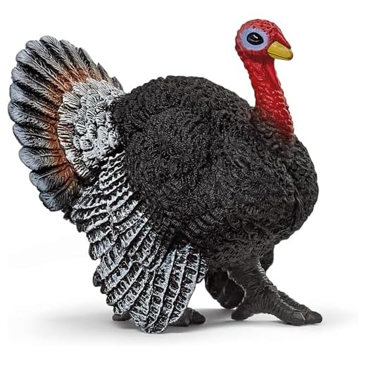 Schleich Farm World - Turkey Toy Figurine - Kids Ages 3+ | 13900