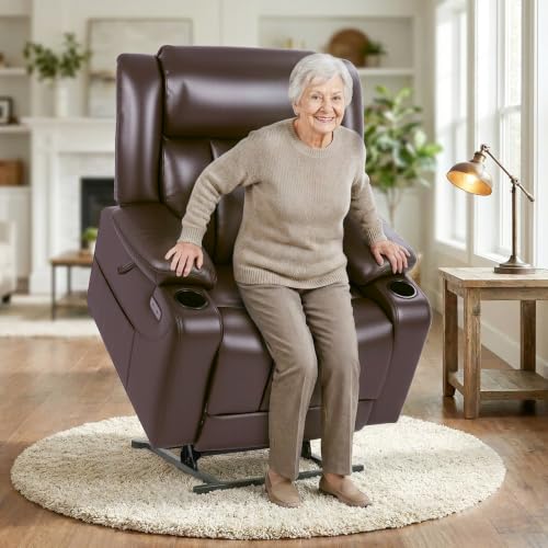 Image of EONIX Power Lift Recliner Chair for Seniors, 400 lb, Stand Assistance