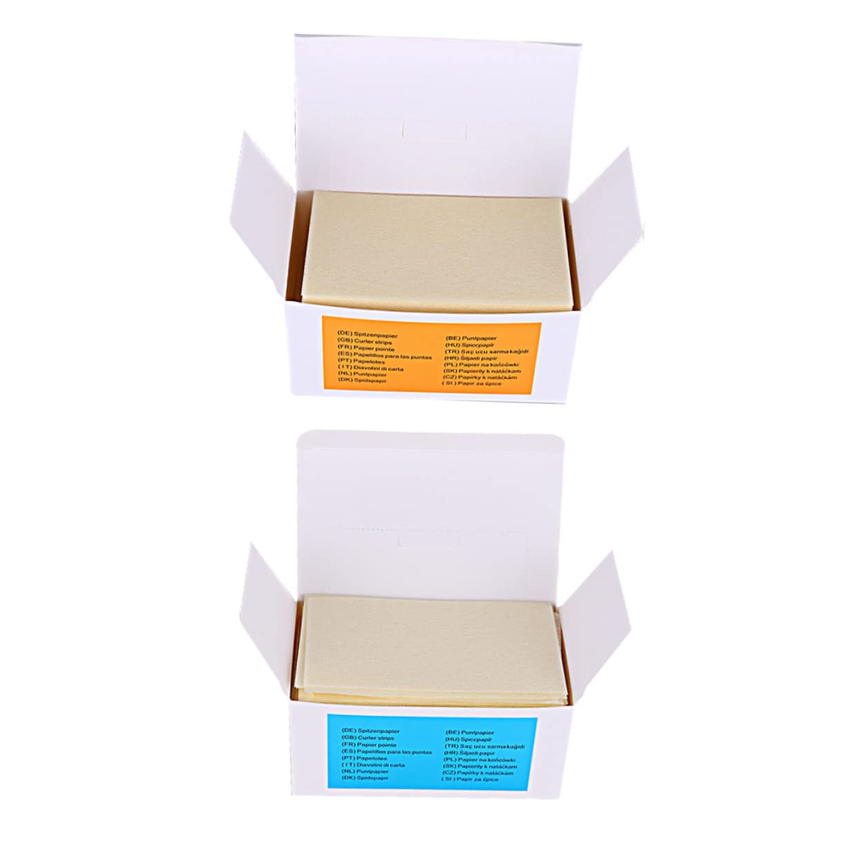 Beatifufu Hair Perm Paper 2 Boxes Professional Salon Use Comfortable Material Versatile Perming Tool Color