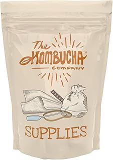The Kombucha Company Kombucha Brewing Supply Bag | Pipette | Ph Stripe | Cloth Cover | Rubber Band | Adhesive Thermometer And Reusable Tea Bag