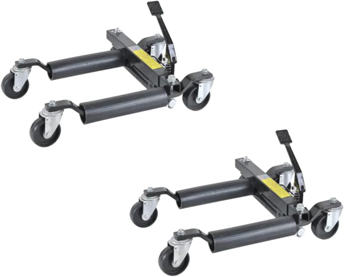 HPDMC Set of 2 Hydraulic Car Wheel Dolly Tire Stake with