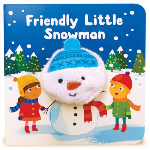 Image of Friendly Little Snowman Finger Puppet Christmas Board Book Ages 0-4 (Finger Puppet Book)