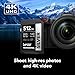 Lexar 512GB Professional Silver SD Card, UHS-I, C10, U3, V30, 4K, Up to 205/140 MB/s SDXC Memory Card, for Professional Photographer, Videographer, Enthusiast (LSDSILV512G-BNNNU)