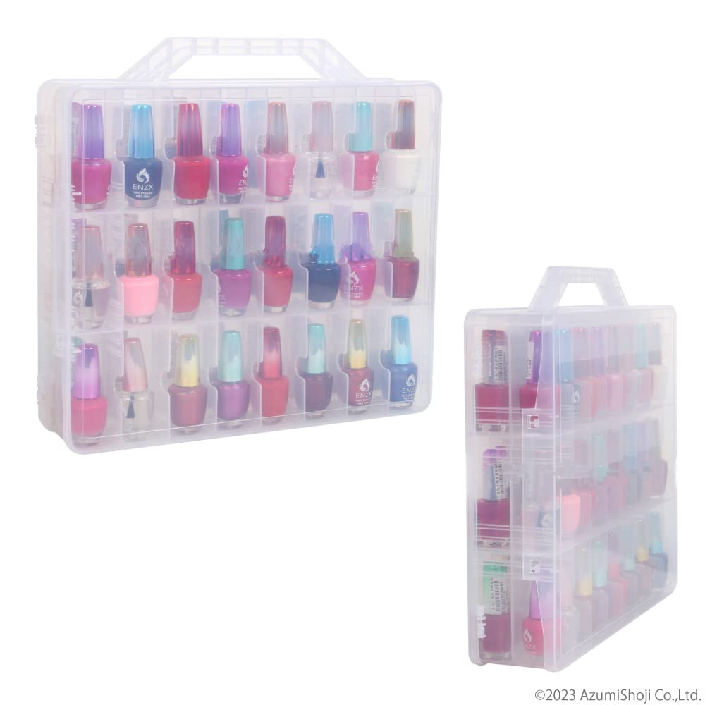 Amazon.co.jp: ANGELIQUE ネイルボックス48本収納 ネイル ボックス 