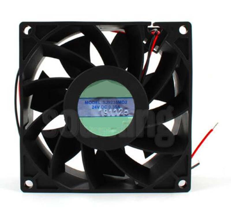 Ventilateur de refroidissement 24V 92x38mm à 2 fils pour convertisseurs et onduleurs industriels