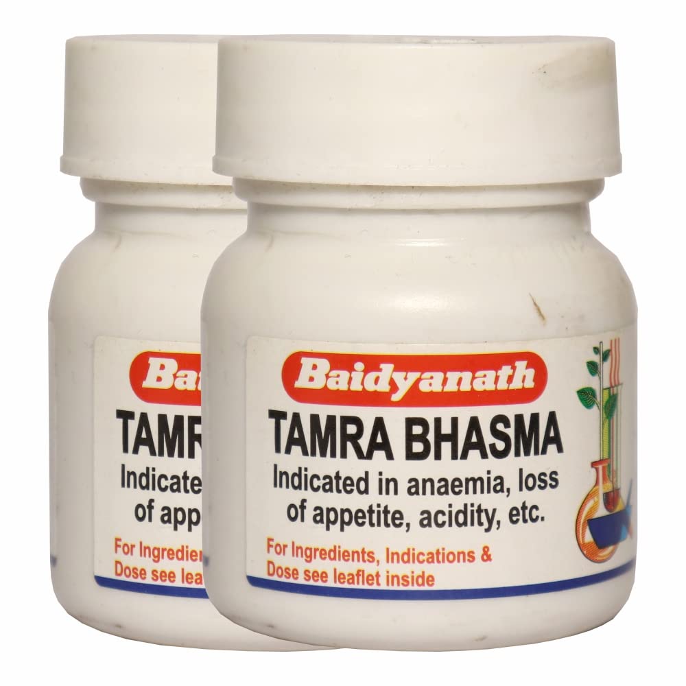 Baidyanath Asli Ayurved Tamra Bhasma-2.5 Gm (Pack Of 2)