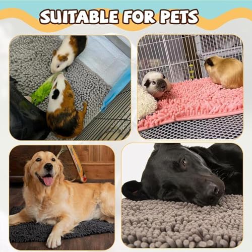 Tapis de cage hamster lavable en tissu absorbant et réutilisable - 5