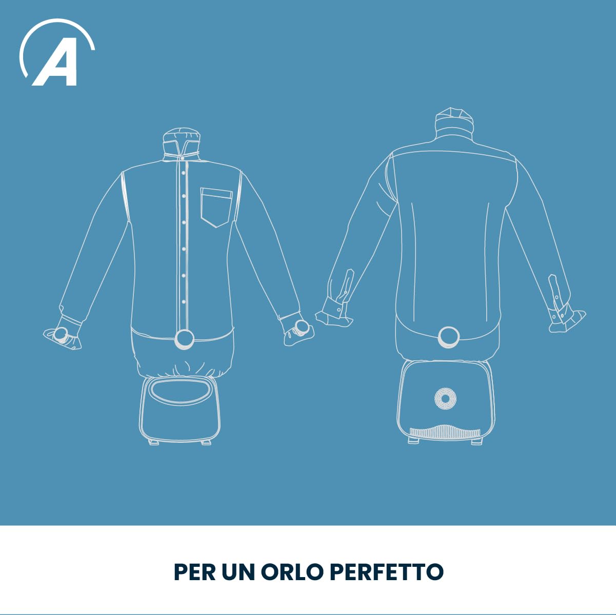 Ardes ARAIRST01/CLAMP Mollette Pesini Kit 4 Pezzi Ricambio Accessorio per Manichino Stiracamicie Ardes per Stirare Senza Pieghe Camicie, Maglioni, Magliette