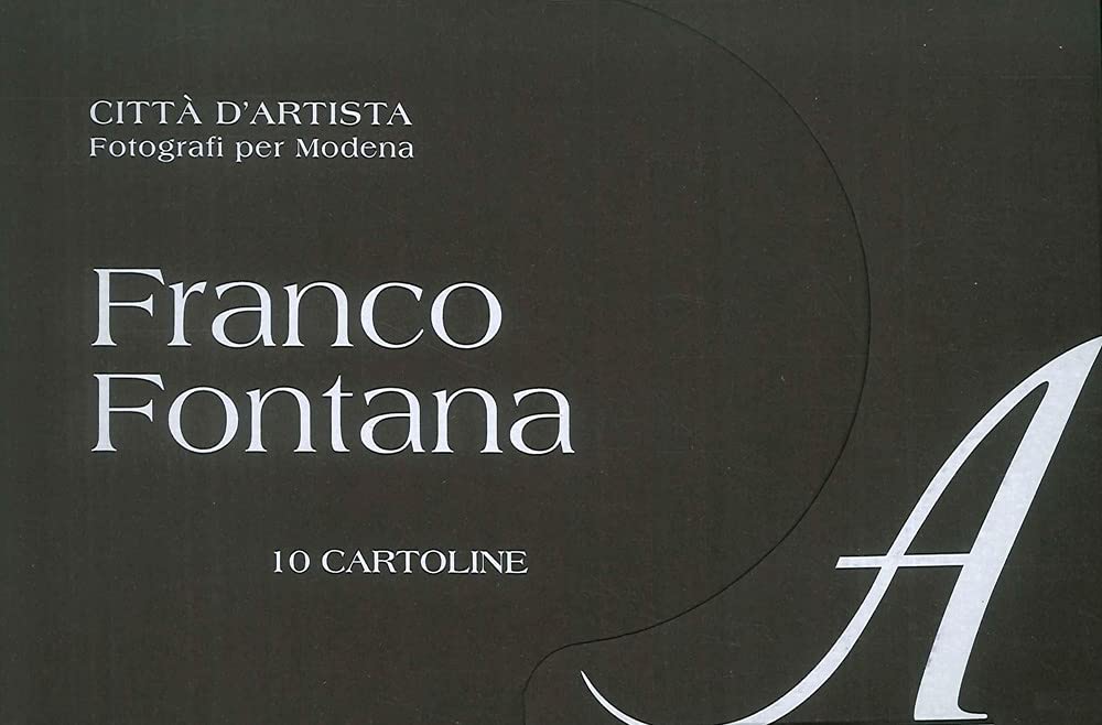 Franco Fontana 10 cartoline collection de photographies édition illustrée