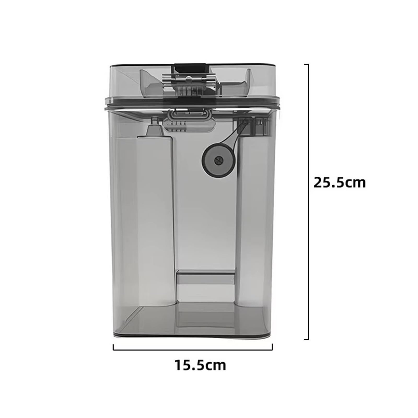 Tanque De Agua De Repuesto For Aspiradora | Compatible con Ecovacs, Deebot X1 Plus, T10, T20, Pro, tanque de aguas residuales, agua limpia(Black L+R)