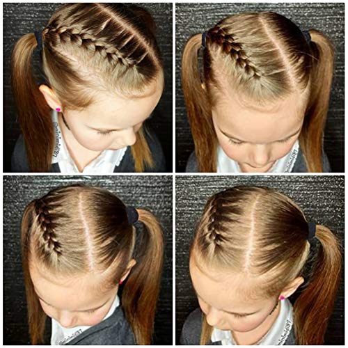 Baby Hair Ties, 120 Pieces 1.18 Inch Cotton Toddler Hair Ties For Kids Girls, Seamless Cute Small Black Hair Ties For Women Thick Hair (Black) #TOP5