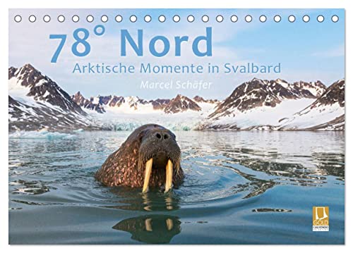 78° Nord - Arktische Momente in Svalbard (Tischkalender 2026 DIN A5 quer), CALVENDO Monatskalender: Unvergessliche Naturerlebnisse auf Svalbard (CALVENDO Natur)