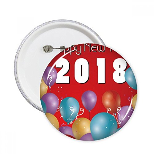 Badge bouton rond Année du Chien DIYthinker décoration vêtements multicolore taille L