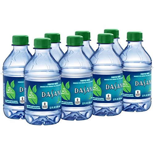 DASANI Purified Water Bottles Enhanced with Minerals, 12 fl oz, 8 Pack