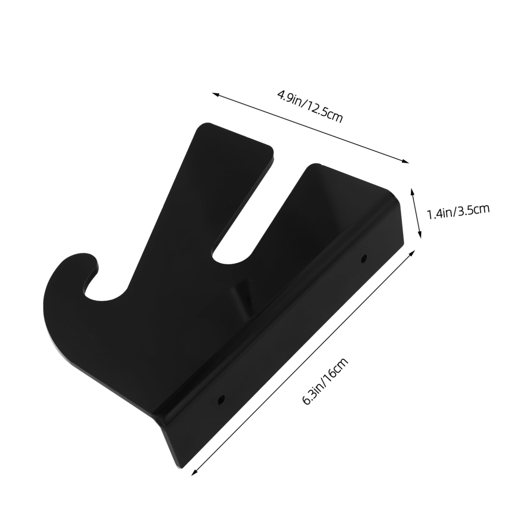 KOMBIUDA Sturdy Acrylic Skateboard Deck Wall Mount Easy Install Storage Hanger for Skateboard Display