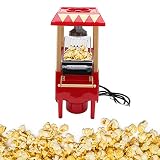 Popcorn Machine, Detachable Popcorn Popper Automatic Popcorn Maker Retro for Gift for Birthday for H