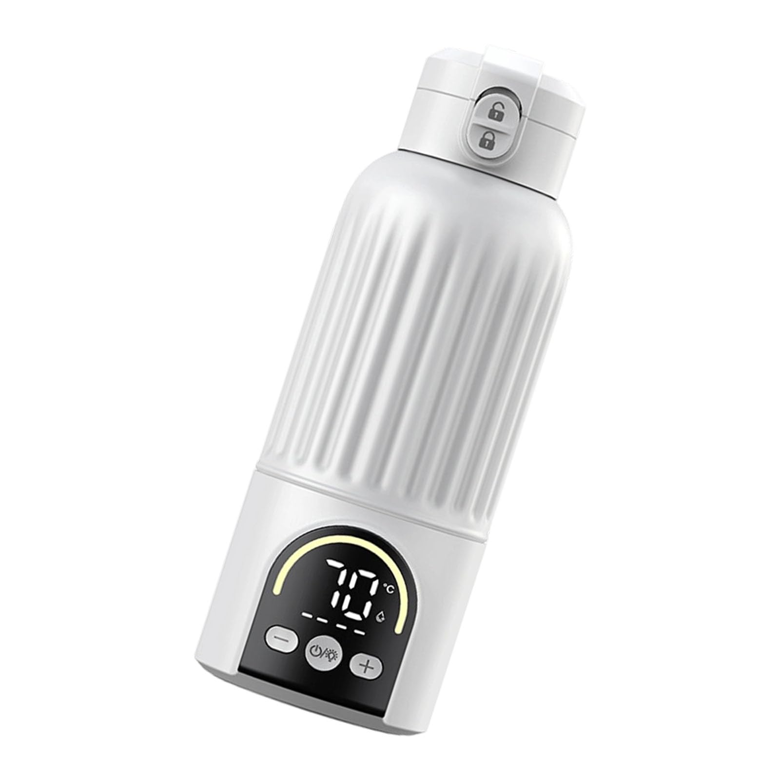 Chauffe-biberon portable antidérapant pour bébé 500 ml - Chauffe-biberon sans fil sans fil de type C rechargeable