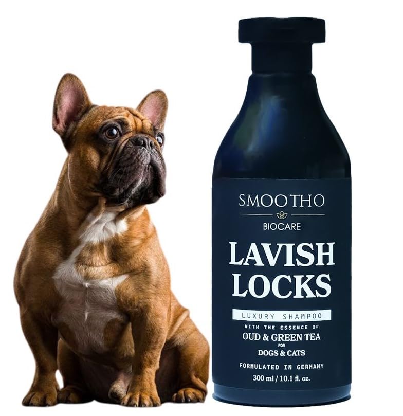 SMOOTHO BIOCARE Lavish Locks Professional Range Pet Shampoo | Puppy Safe Shampoo | Anti-Fungal, Anti Ticks and Fleas, Antibacterial, Antiseptic & pH Balanced Dogs Shampoo (300ml, Pack of 1) (B0D7J8CNYN) Amazon Price History, Amazon Price Tracker