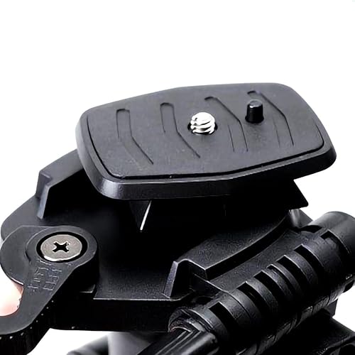 Miniatura 4 de Paquete de 2 adaptadores de montaje para trípode de cámara de liberación rápida de 1.378 in, repuesto de cabeza de bola de montaje de cámara QR,