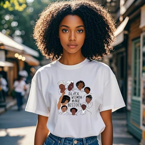 Image of Black History Shirts Black Graphic tees for Men and Women, Magic Fashion Afro American Natural Hair Vintage Melanin T-Shirts