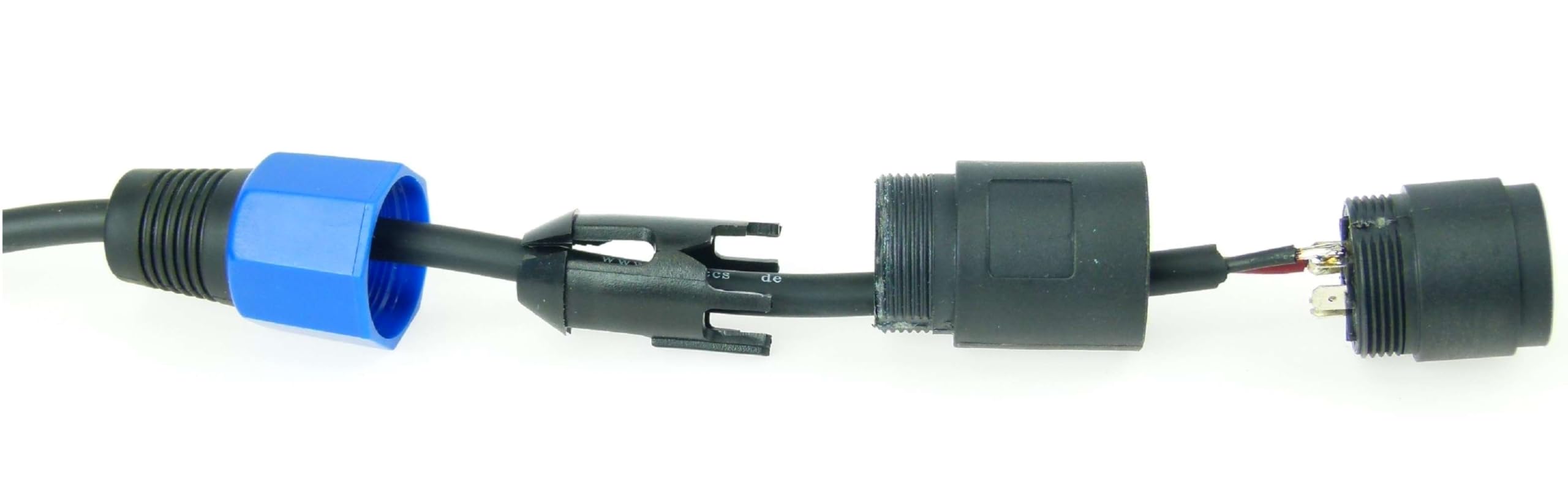Paccs 1 x 15 m Verlängerungskabel Lautsprecherkabel, Speakon Stecker 4 pol, PA Boxenkabel 2 x 1.5mm² Verlängerung